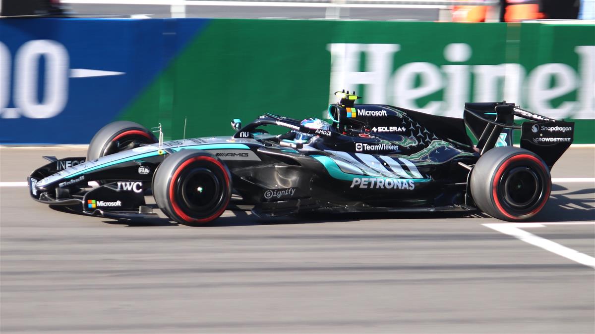 Mercedes W17 F1 Car Driven by Kimi Antonelli