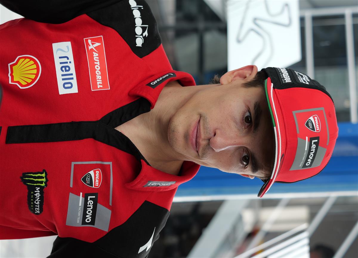 Marc Marquez Riding Factory Ducati